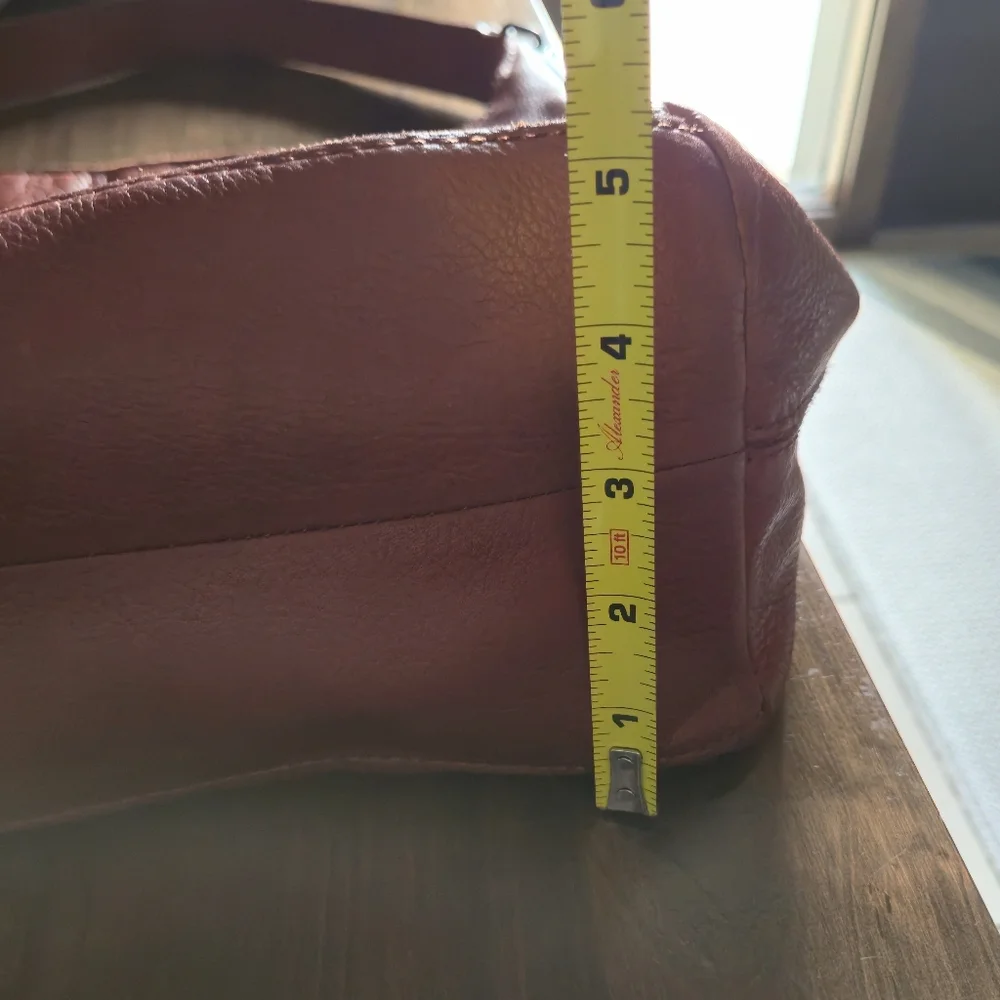 American Leather Brown Hobo Bag